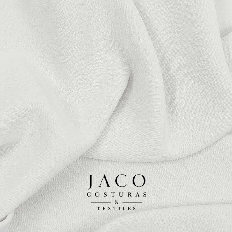 Crepe Cey off white blanco