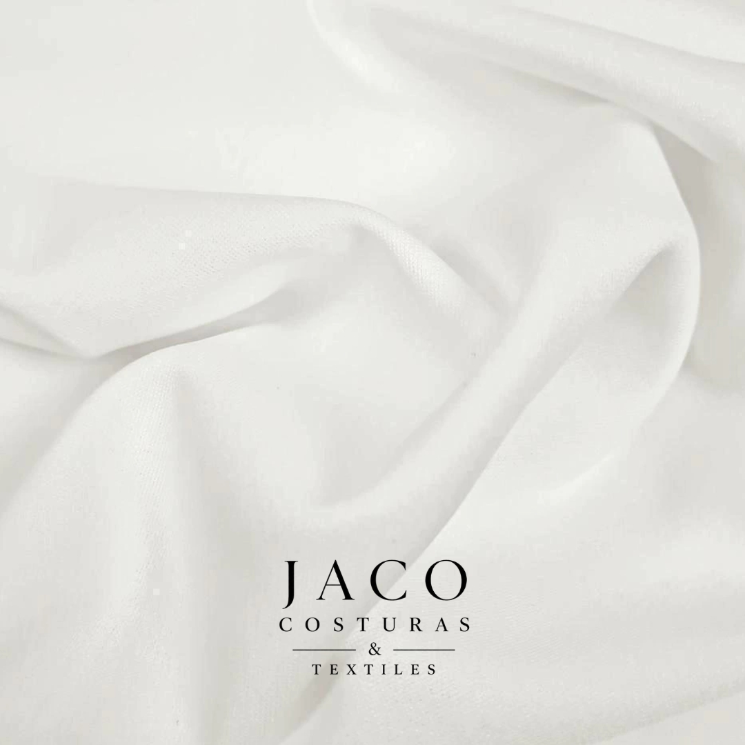 Crepe Pantalon Off White Blanco