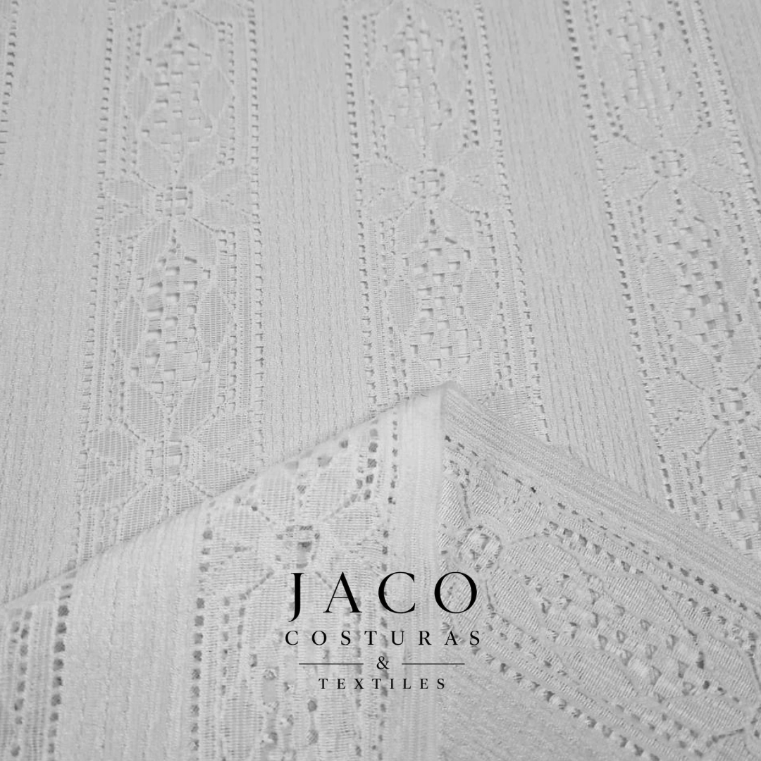 Crochet Blanco Guardas Flores - Imagen 2