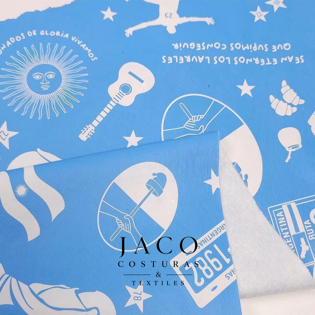 Cuerina Alfa Estampada Argentina - Imagen 2