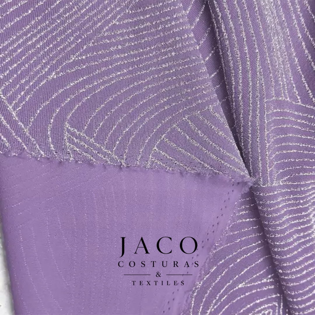Jersey C/lurex Retro Lila - Imagen 2