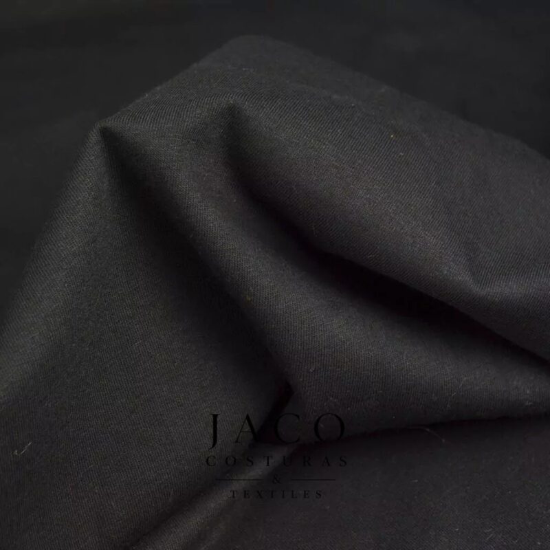 Jersey de Algodon 24/1 Negro