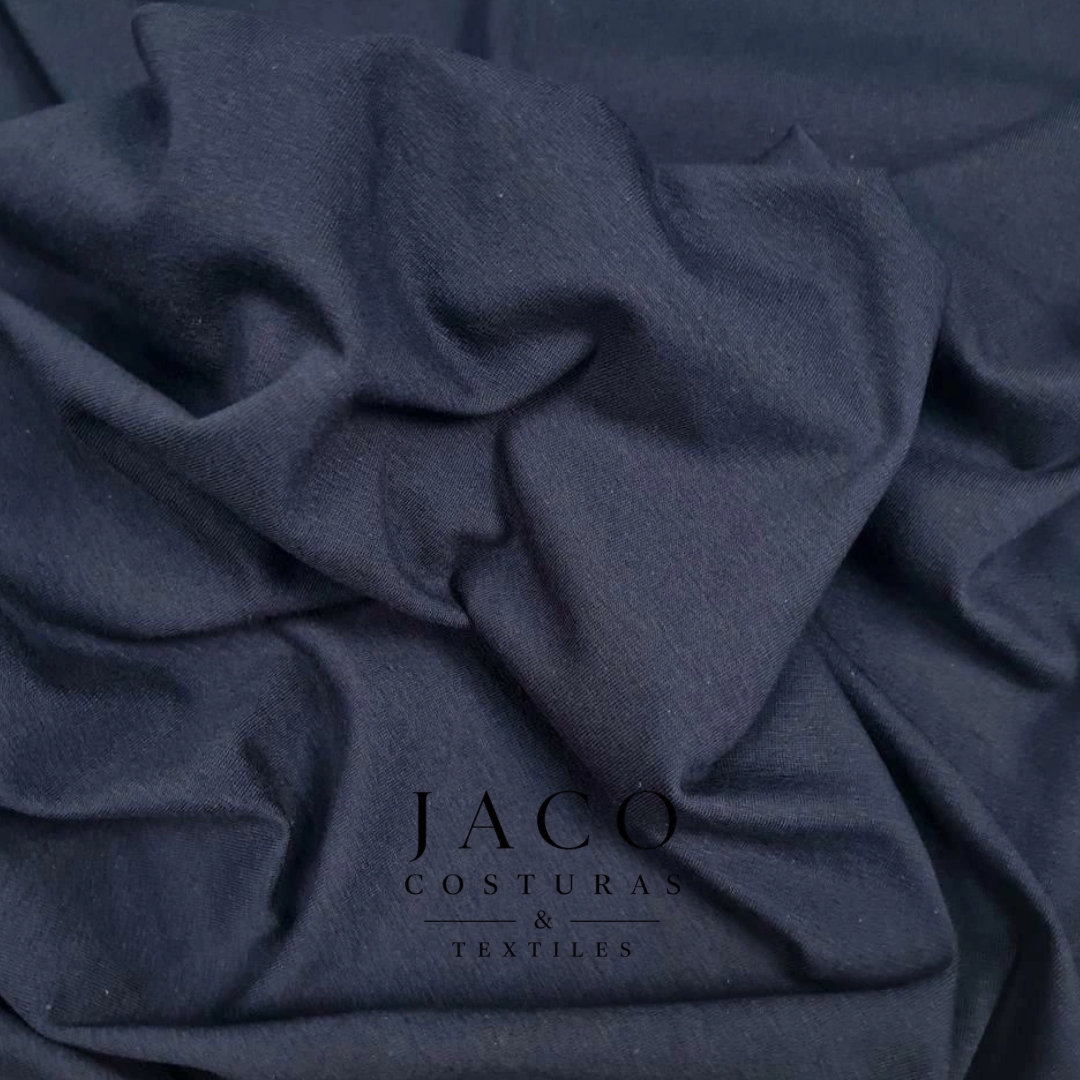 Lycra de Algodon Azul Marino