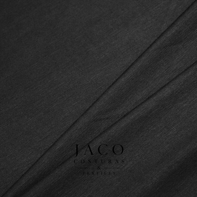 Modal Viscosa Liso Premium Negro