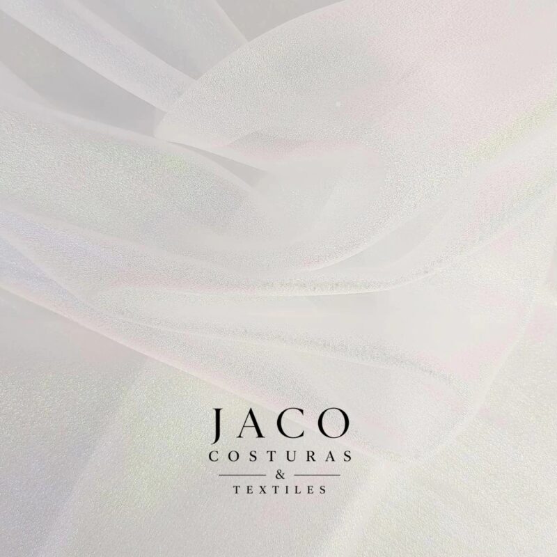 Organza Tornasol Blanco Off White