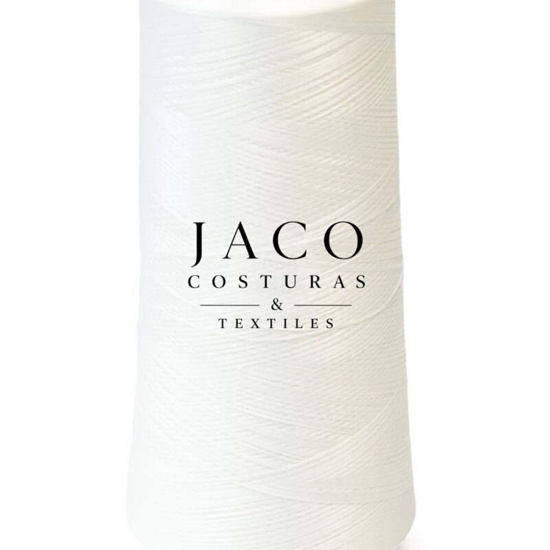 Cono Hilo poliester texturizado 400grs overlock blanco