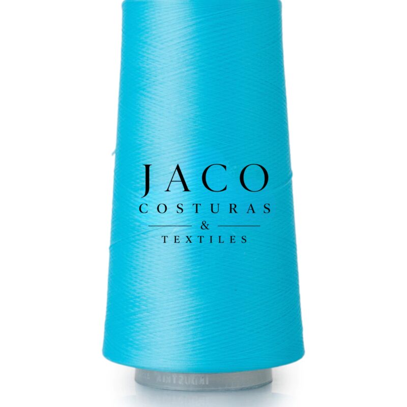 Cono Hilo De Poliéster Texturizado overlock 130 Gs turquesa