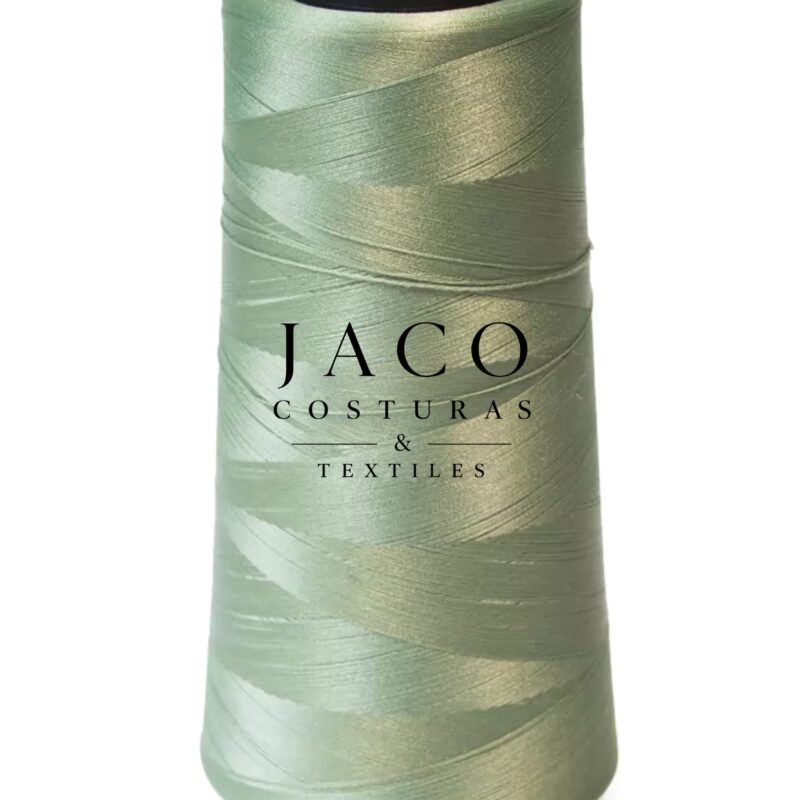 Cono Hilo De Poliéster Texturizado overlock 130 Gs verde malva