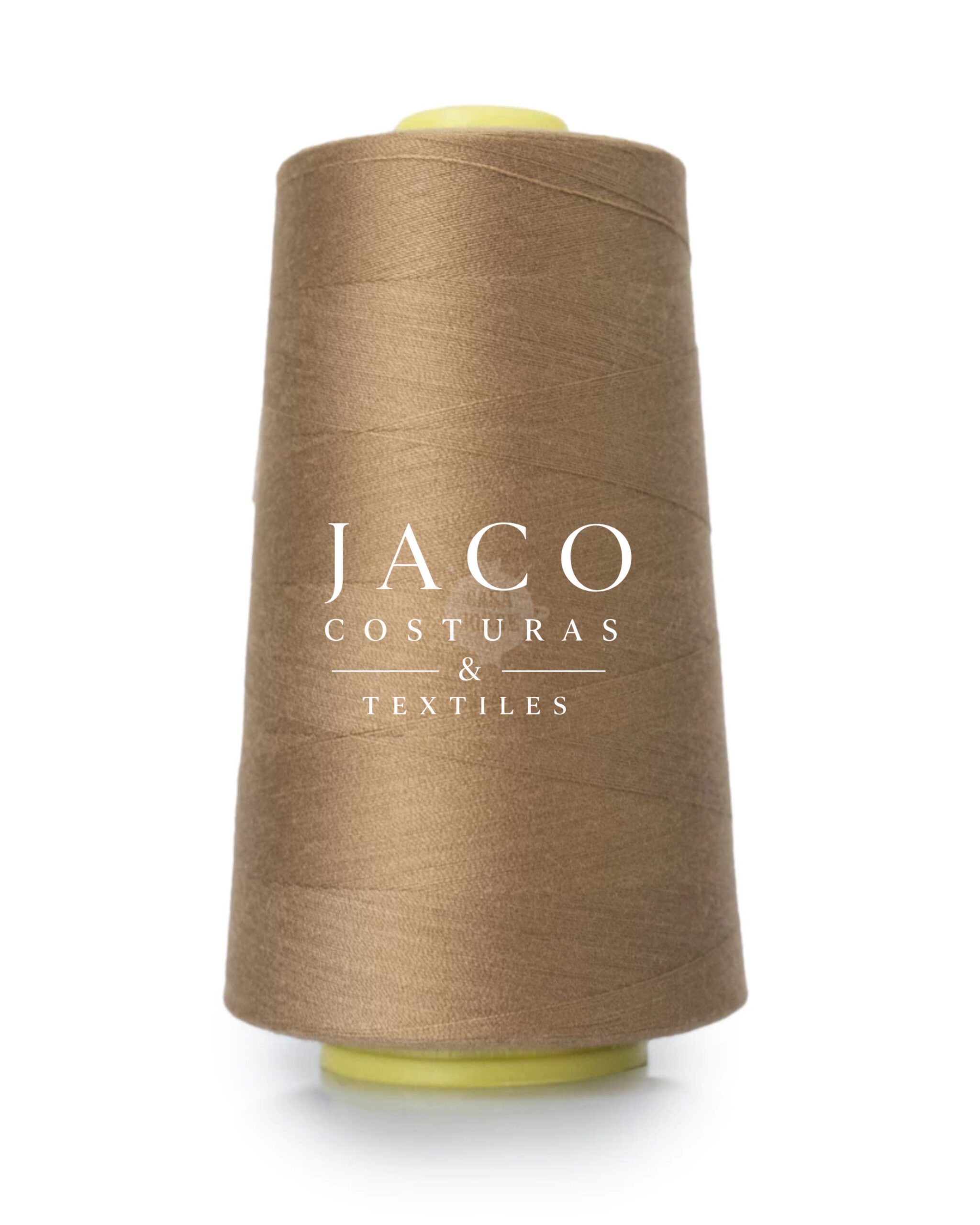 Hilo poliester beige oscuro 4000metros