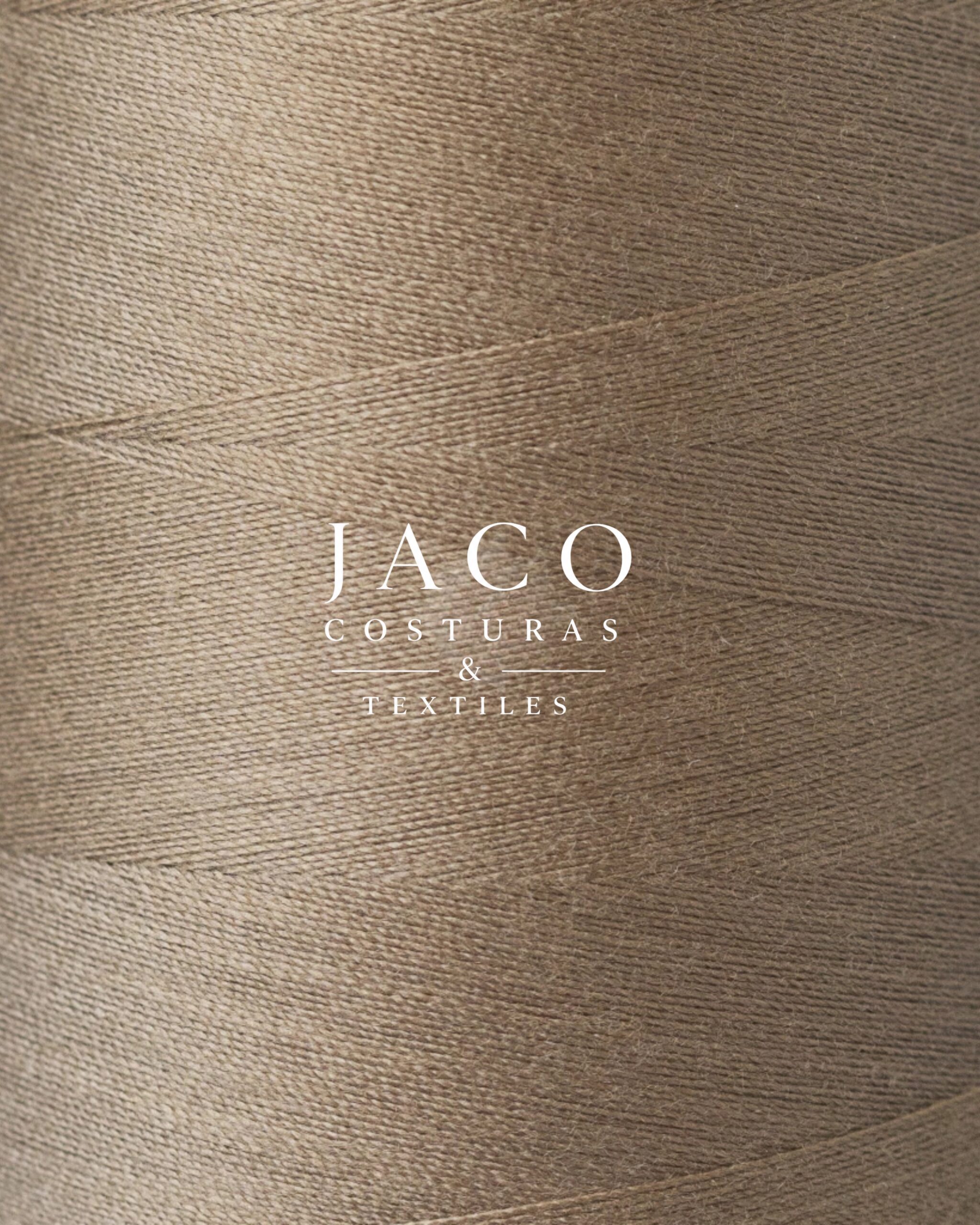Hilo poliester beige oscuro 4000metros - Imagen 2