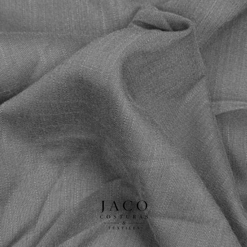 Rayón Slub Liso Gris Claro