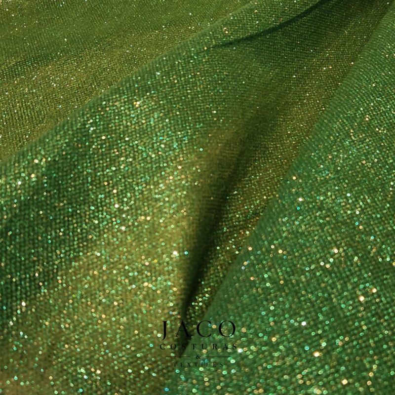 Tul Diamante Verde Ingles