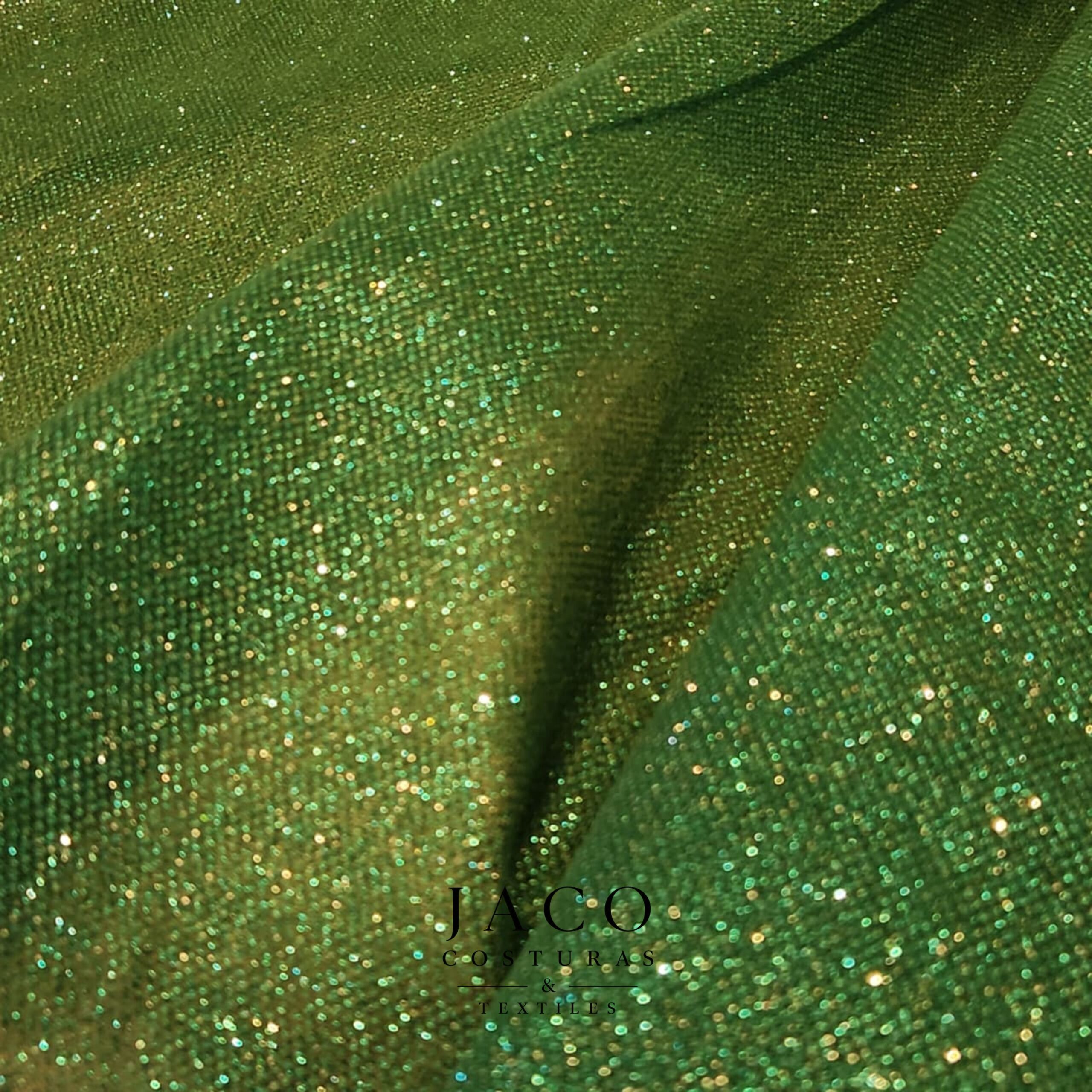 Tul Diamante Verde Ingles