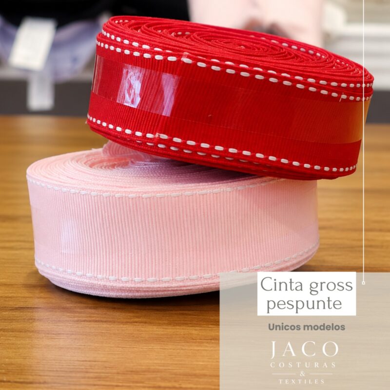 Cinta Gross con Pespunte rojo