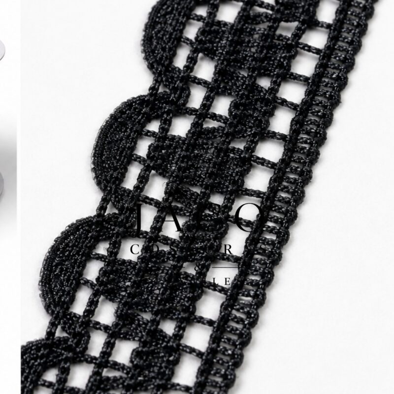 Puntilla Agatha Marca Brooklyn por metro negro